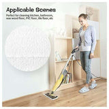 5 Pack Steam Cleaner Mop Wipes, Velcro Pads Compatible with Karcher SC2 SC3 SC4 SC5 - Front View