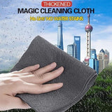15 Pack Magic Cleaning Cloth, Reusable Cleaning Cloths for Windows, Kitchen, Glass and Cars, Black, 7.9 x 11.8 Inch - Side View