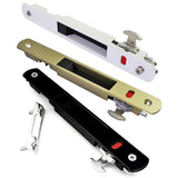 2 Pack Sliding Bay Lock Latch, Single Sided Hook Lock for Sliding Door and Window