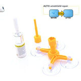 Windshield Repair Kit, Cracked Glass Repair Glue for Chips, Bubbles, Star and Half Moon Cracks - Front View