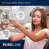 1 Pack XWF Refrigerator Water Filter Compatible with GE XWFE - Front View