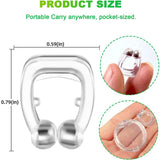 15 Pack Magnetic Anti Snoring Nasal Clip, Anti Snoring Device - Front View