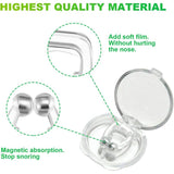 15 Pack Magnetic Anti Snoring Nasal Clip, Anti Snoring Device - Side View