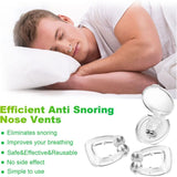 15 Pack Magnetic Anti Snoring Nasal Clip, Anti Snoring Device - Top-Down View
