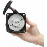Replacement Starter Compatible with Brush Cutter and Trimmer, Black - Top-Down View