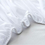 Mattress Protector, Waterproof Mattress Topper, Anti Allergic, 200 x 200 cm - Side View