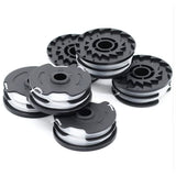6 Pack Replacement Line Spool Compatible with LIDL Parkside PRTA 20 Li A1 B2 C3 PRT 550 A1 A3 PRT 300 A1, 2 x 4 m, 1.6 mm