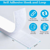 Double Sided Adhesive Tape for Sewing Carpet and Fabric, White, 5 m x 2 cm - Top-Down View