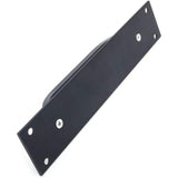 2 Pack Sliding Door Handle, Aluminum Alloy Cabinet and Cupboard Handle, Black, 20 x 4 cm - Side View