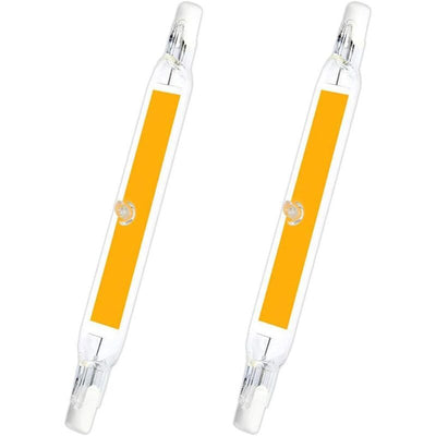 2 Pack R7S LED Bulb, J78 78 mm 5W 3000K Warm White 500LM, Non Dimmable, Replaces 40W 50W Halogen