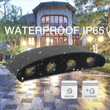 Wall Lamp, LED 8W IP65 Waterproof Aluminum Up Down Light, Warm White - Side View