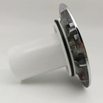 Shower Drain Stopper, Replacement Drain Cover, Chrome, 90 mm, 115 mm