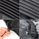 Fire Pit Cover, 420D Waterproof Anti UV Protective Cover, Diameter 100 cm - Top-Down View