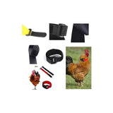 2 Pack Adjustable Chicken Collar, Anti Crow Rooster Collar - Side View