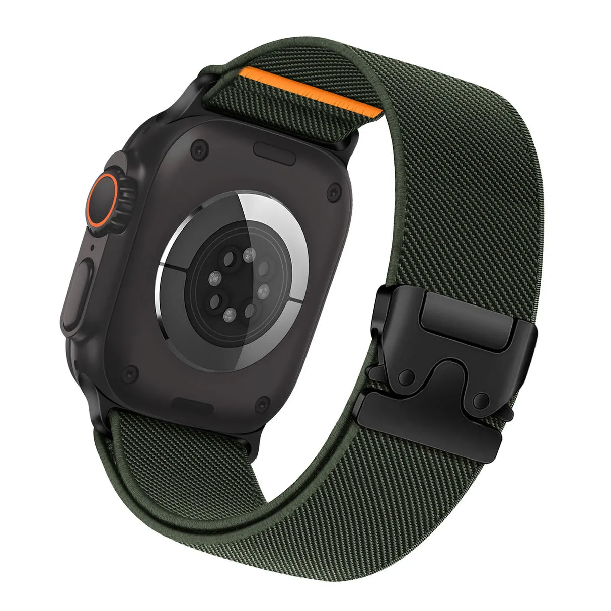 Paracord Watch Band Compatible with Apple Watch Ultra 2 Series 10 9 8 7 6 3 SE Army Green, 42mm 44mm 45mm 46mm 49mm