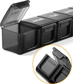 Pill Box | Pill Box | Medicine Box | XXL Pill Box | Sunday to Saturday | 7 Days | 1 Week | Transparent