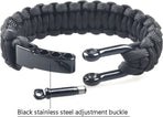 Paracord Survival Bracelet I Paracord Survival Bracelet I Extra Strong I Brown