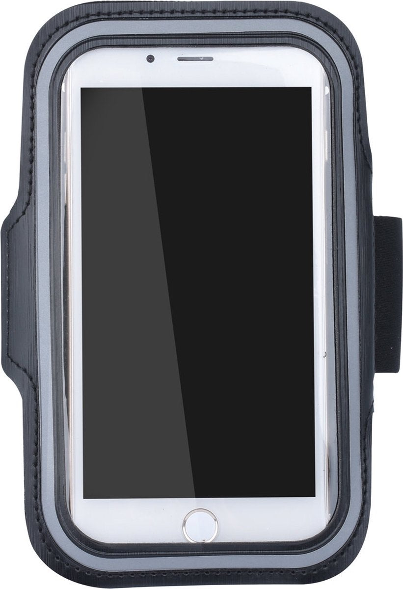 Sports armband XL suitable for screens up to 6.5 inches, among others, for iPhone 6/6s/7/8, Samsung S7/S8/S9, Huawei P10 - Black