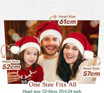 Knitted Santa hat - Washable and colorfast - Soft, warm, long - Decorative Santa hat