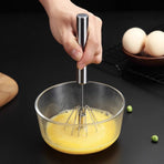 Egg whisk - Egg beater - Whipped cream whisk - Mini whisk - Milk frother - Manual - mixing, beating, whisking and stirring (25 cm)