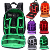 Professional waterproof outdoor photography SLR camera backpack travel bag - orange