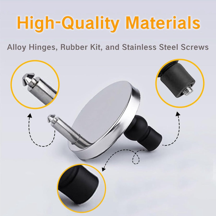 Toilet Seat Hinge Parts – Top-mounted, quick installation