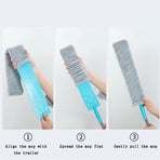 Underbed Dust Wiper – Extendable to 130cm, home use