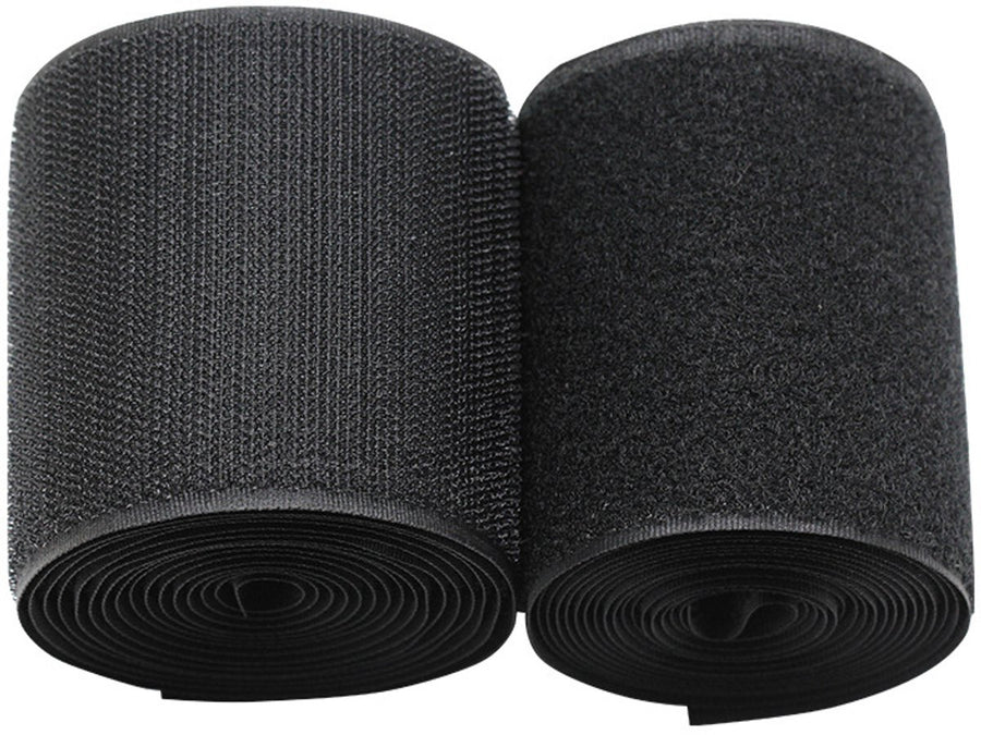 Edge banding 10cm x 2m – Black nylon, non-adhesive, for sewing