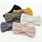 Women's Headbands 4-piece – Knitted, soft, for skiing/hiking