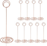 Table number holders 10-piece – 8.75 inch, rose gold, for parties/restaurants
