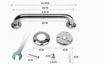 2 Pieces Bathroom Grab Bar 304 Stainless Steel - 30cm - 500lbs Load Capacity - For the Elderly