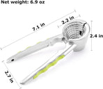 Nutcracker - with non-slip silicone handle - suitable for walnuts, almonds, hazelnuts, and pistachios