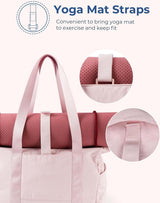 Women's Handbags - Women's Shopper Bag with Zipper - Large Shoulder Bag / Women's Handbag - School Bag - Shoulder Bag - Laptop Bag - Women's Bag - Handbag - Shopper - Weekend Bag - Shopping Bag - Beach Bag - Yoga / Fitness / Travel - Pink