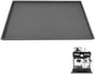 Silicone mat under coffee maker - 48x30cm - non-slip mat for coffee maker - barista accessories - grey