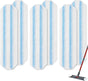 6-Pack - Microfiber mop pad replacement suitable for O Cedar H2pro mop system - Mop head replacement suitable for O-Cedar/Vileda H2pro - Machine washable, Reusable pad replacement - For Deep Cleaning