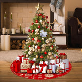 Christmas tree skirt - Christmas tree rug - Christmas rug - Tree blanket - Christmas tree rugs - 90 cm - Christmas tree decoration - Christmas tree rug for under the Christmas tree - Christmas - For Christmas decorations for the holidays