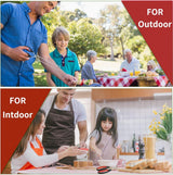 BBQ Tongs - Set of 2 - Barbecue Tongs - Meat Tongs - Grill Tongs - Kitchen Tongs - Meat Tweezers - Serving Tongs - Kitchen Tweezers - Scissor Tongs - Bread Tongs - Charcoal Tongs - Barbecue Accessory - Kitchen Utensils - Comfortable Grip - Durable - Dishw - Side View