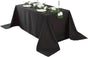 Tablecloth - 145 x 275 cm - Luxury Tablecloths - Oilcloth - Cotton Tablecloth - Water-repellent - Table linen - Washable tablecloth - High quality - Black - Very suitable for birthdays / weddings / receptions / banquets / events / Halloween / Christmas