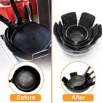 Pan Protectors - 6 Pieces - 38 Cm - Pan Protector - For Between Pans - Protection Set - Prevent Scratches on Cutlery - Anti-Scratch - Heat Resistant - Black