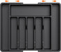 Extendable Cutlery Tray with 8 Compartments - 38 Cm Deep - Cutlery Cassette - Cutlery Drawer Organizer - Kitchen Cutlery Holder - BPA-Free - Organizer - Kitchen Drawer - Cutlery - 57 x 38 x 5 Cm Maximum Size - 33 x 38 x 5 Minimum Size - 6 to 8 Compartment