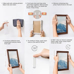 Strong Self-Adhesive Double-Sided Velcro - 24-Pair - Self-Adhesive Hook - Photo Frame - Photo Frame Hooks - Self-Adhesive Velcro - Hanging Hook - Wall Mount - Wall Hooks - Picture Hooks - Self-Adhesive Strips for Frame Hanging on the Wall