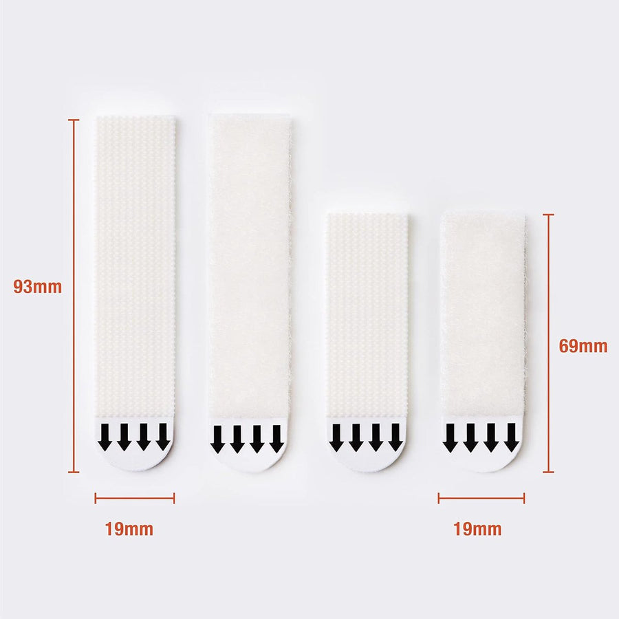 Strong Self-Adhesive Double-Sided Velcro - 24-Pair - Self-Adhesive Hook - Photo Frame - Photo Frame Hooks - Self-Adhesive Velcro - Hanging Hook - Wall Mount - Wall Hooks - Picture Hooks - Self-Adhesive Strips for Frame Hanging on the Wall