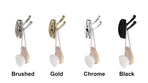 Wall Hook - Swivel Hooks - Foldable Coat and Towel Hook - Triple Hook - Small Hooks - Hanging Hooks - Wall Hook - Coat Hook - Towel Hanger - Small Towel Hooks - Coat Rack Hook - Coat Rack Hooks - Hat Hook - Metal - For Bathroom, Kitchen - Chrome Silver