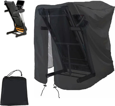 Waterproof Treadmill Cover - Treadmill Protective Cover - With Storage Bag - Weatherproof - 117 x 97 x 168 CM - Treadmill Cover - Treadmill Cover With Zipper - Foldable Treadmill Cover - Oxford Fabric - Not Easy to Tear