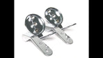Toilet Seat Hinges Fittings - Mounting Set for Wooden, Resin, and MDF Toilet Seats