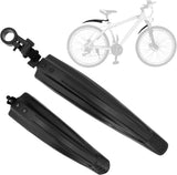 Bicycle Mudguard Set - Mountain Bike Mudguard - Adjustable - Suitable for City and Trekking Bikes - Black - Suitable for 20/22/24/26 inch bikes