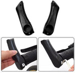 Bicycle Handlebars - 1 pair Assistant Handlebars - Professional Anti-slip Handlebars - Ergonomic Handlebar Set - Sturdy Bikegrips - Easy to mount - Lightweight - Universal - Ideal for Bicycles / Scooters / Everyday cyclists / Cycling enthusiasts