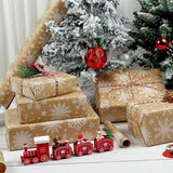 Wrapping paper - Christmas wrapping paper - Christmas gift paper - Wrapping paper with figures - 43 x 300cm - 1 Roll - Christmas paper wrapping paper for Christmas - Christmas paper wrapping paper for children - gift paper - Kraft gift paper - Christmas -