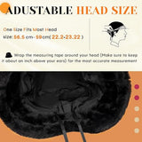 Winter hat - Hat - bucket hat - Women's beanie - Fisherman's hat - women's bucket hat - Winter Bucket Hat For Women - Winter hat - Warm hats - Winter fisherman's hat - Fluffy - Winter - Fashion - unisex - Black