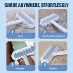 Pet Hair Remover 4 in 1 - 45x18cm - Reusable - Long handle